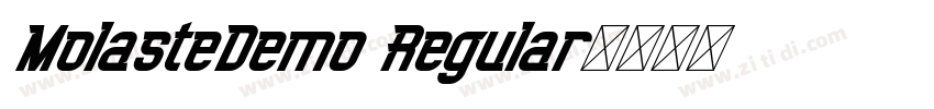 MolasteDemo Regular字体转换